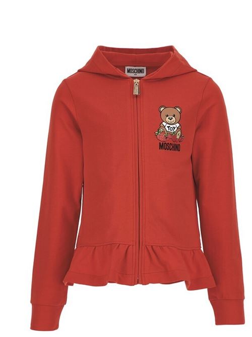 FELPA ZIPPATA C/CAPP MOSCHINO KID | HAF031 LDA00/50109